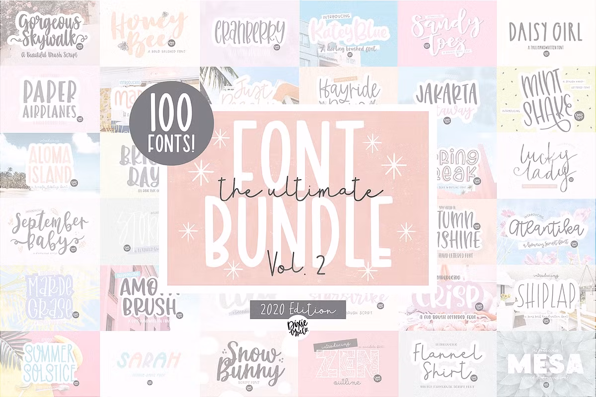 100 FONTS - ULTIMATE Font Bundle Free Download Free Download 100 FONTS - ULTIMATE Font Bundle Free Download Free Download