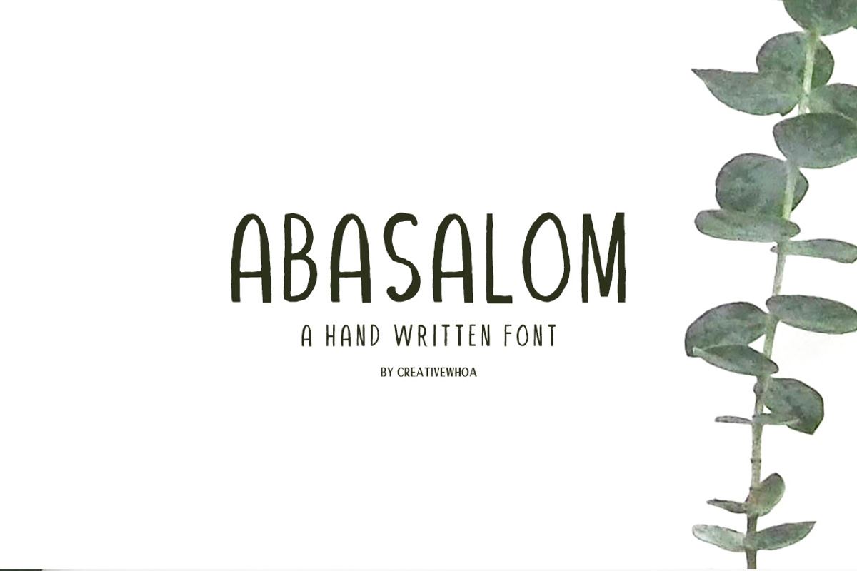 Abasalom | A Handwritten Font Free Download Free Download Abasalom | A Handwritten Font Free Download Free Download