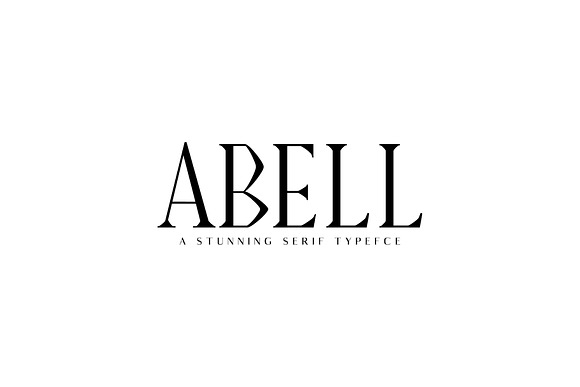 Abell Serif 6 Font Family Pack Free Download