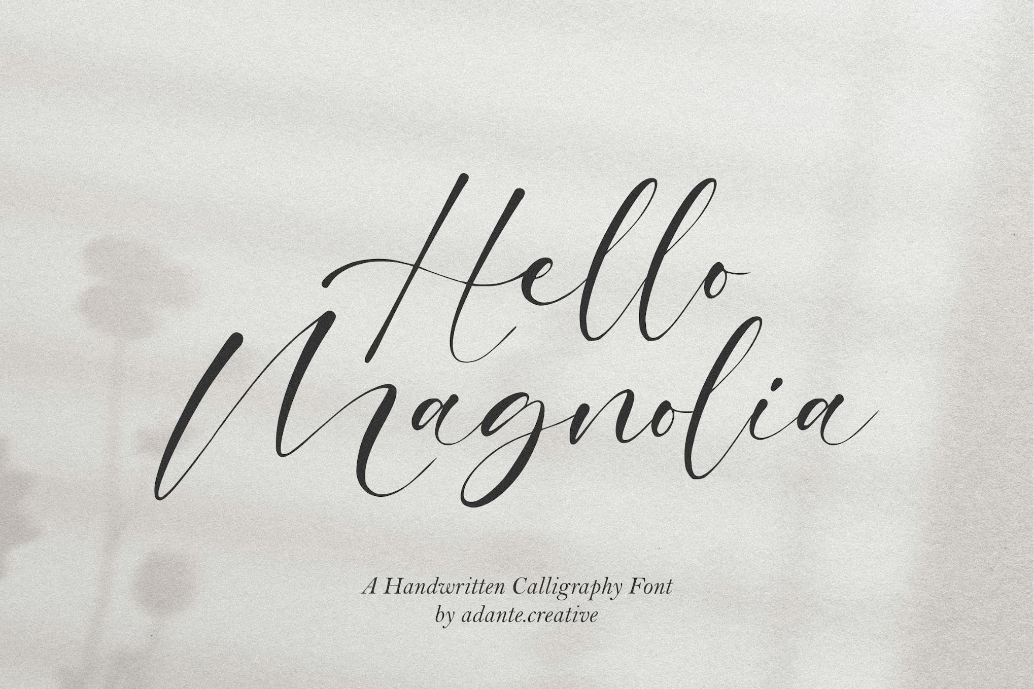 AC - Hello Magnolia Font Free Download AC - Hello Magnolia Font Free Download