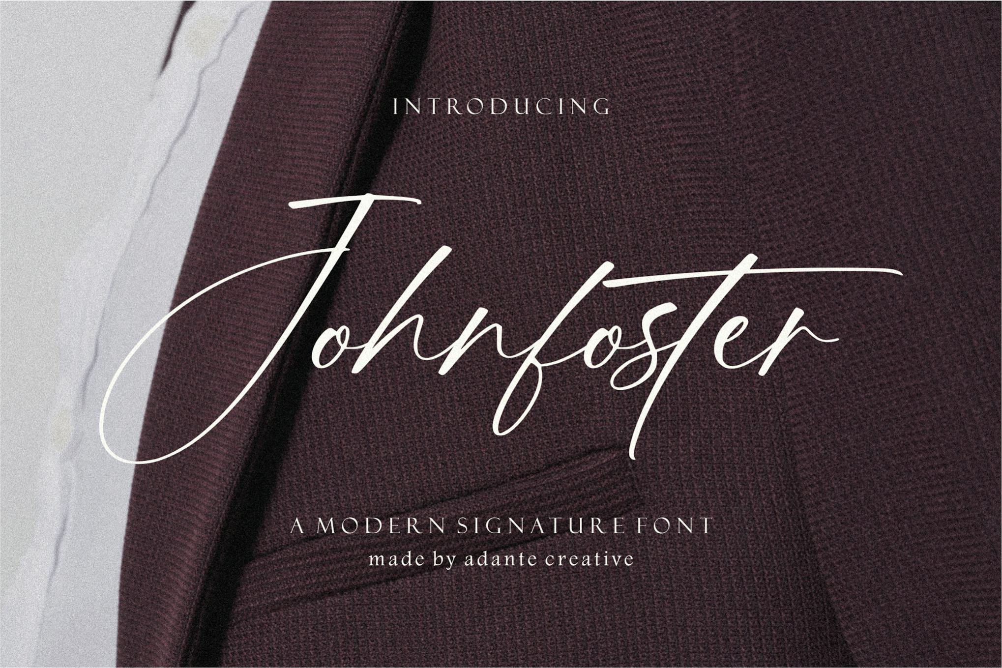 AC - Johnfoster Font Free Download AC - Johnfoster Font Free Download