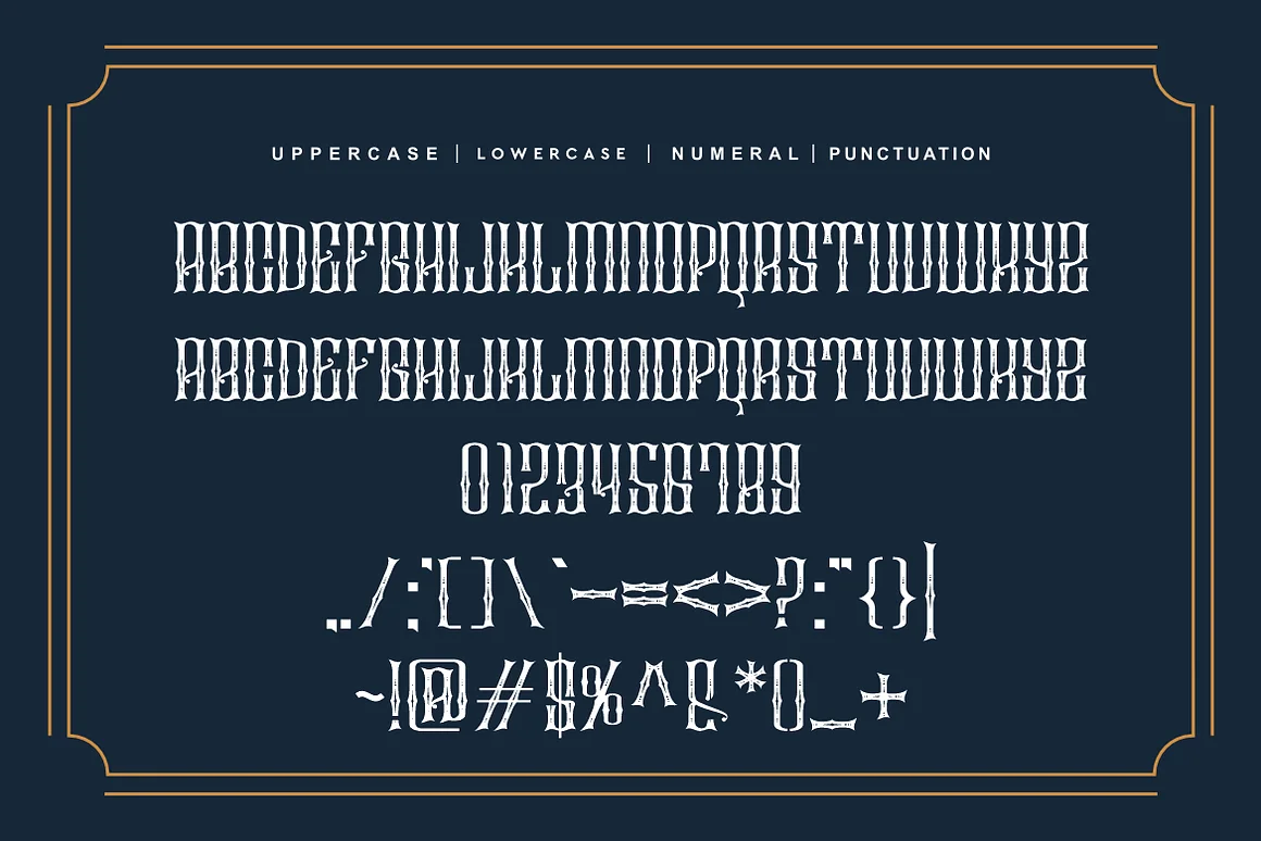 Actions American - Vintage Font