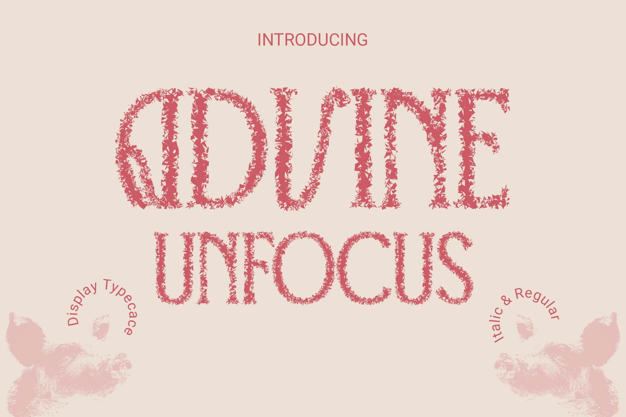 Advine Unfocus Font Free Download Advine Unfocus Font Free Download