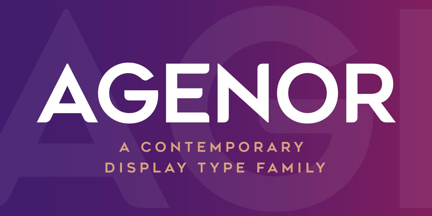 Agenor Font Free Download