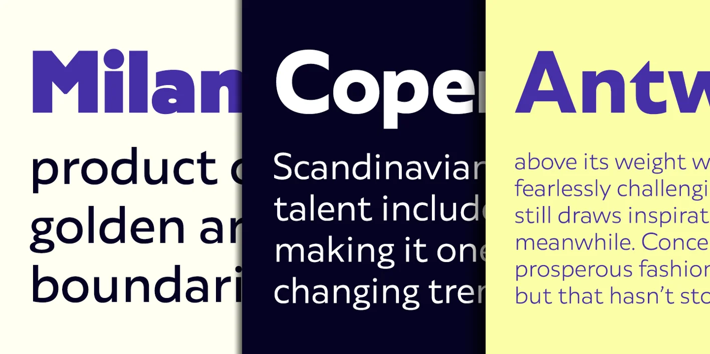 Agile Sans Font