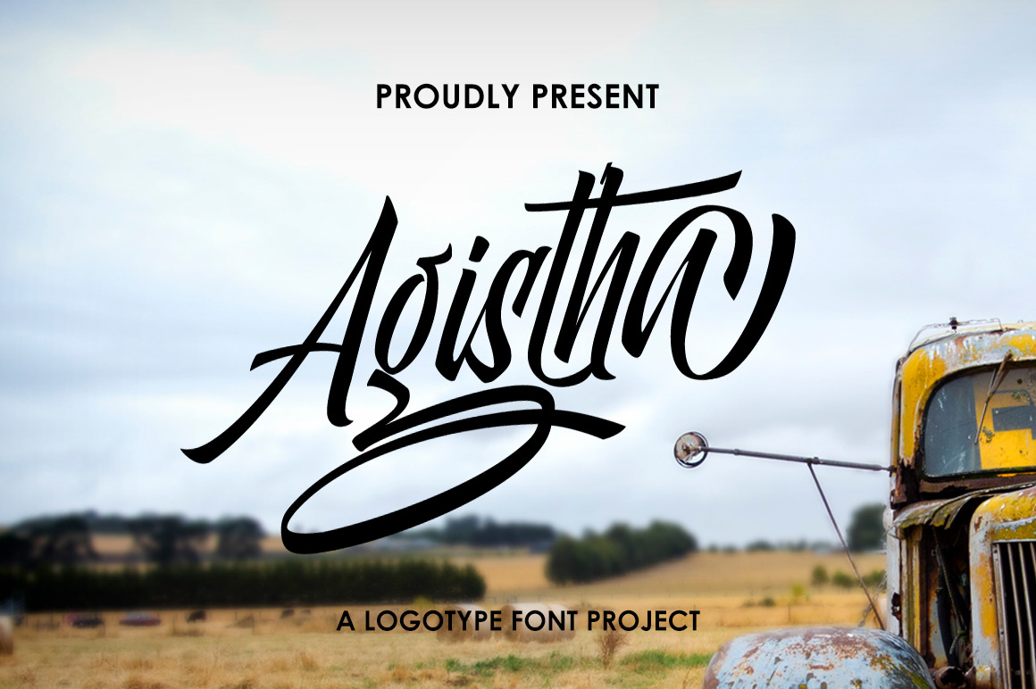 Agistha Logotype Font Free Download Agistha Logotype Font Free Download