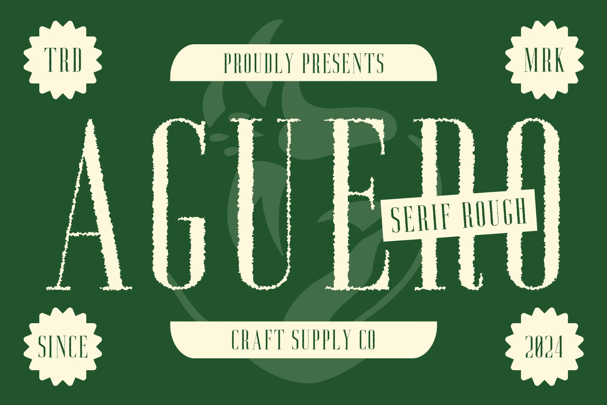 Aguero Serif Rough Font Free Download Aguero Serif Rough Font Free Download