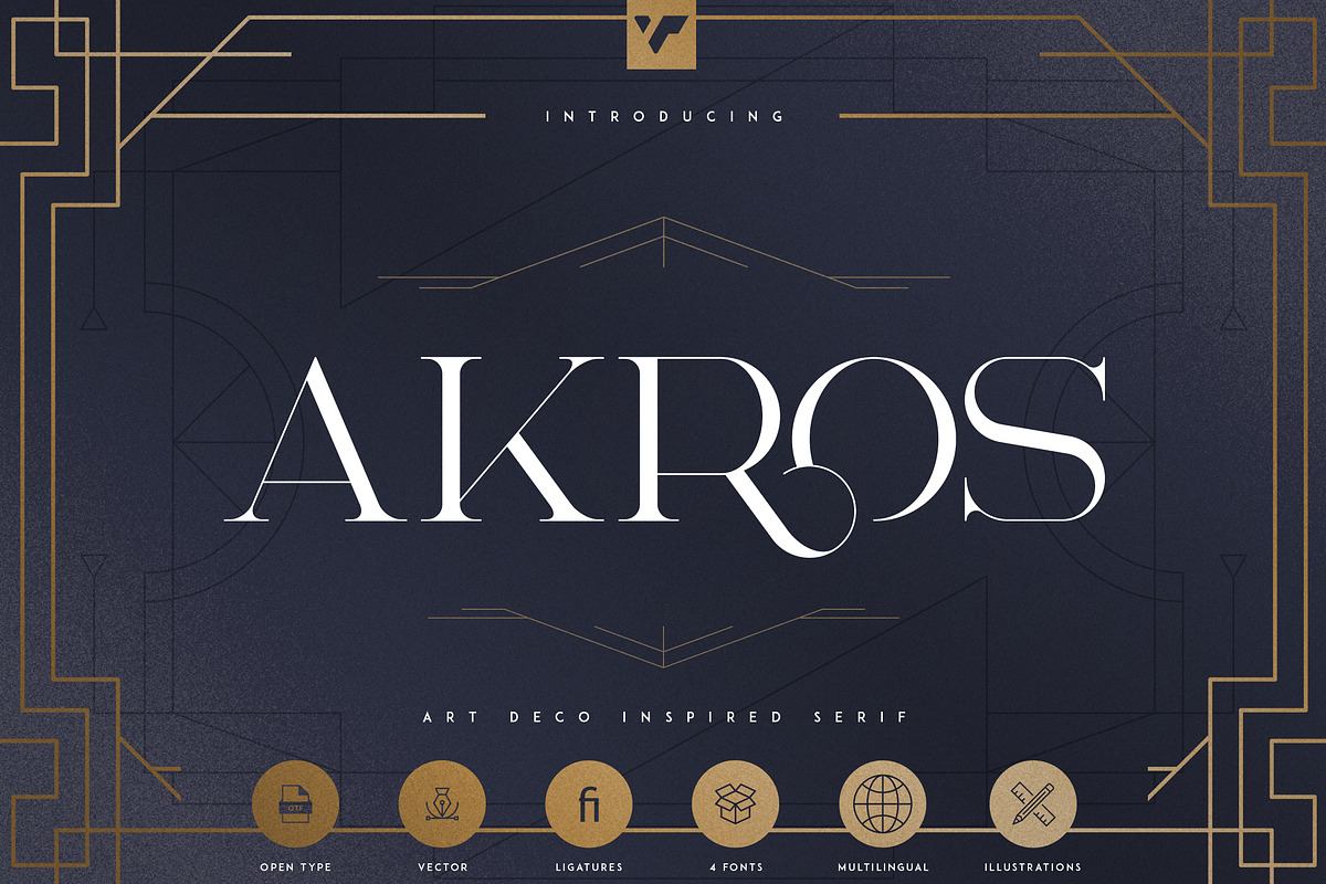 Akros - Art Deco Serif + Extras Free Download Free Download Akros - Art Deco Serif + Extras Free Download Free Download