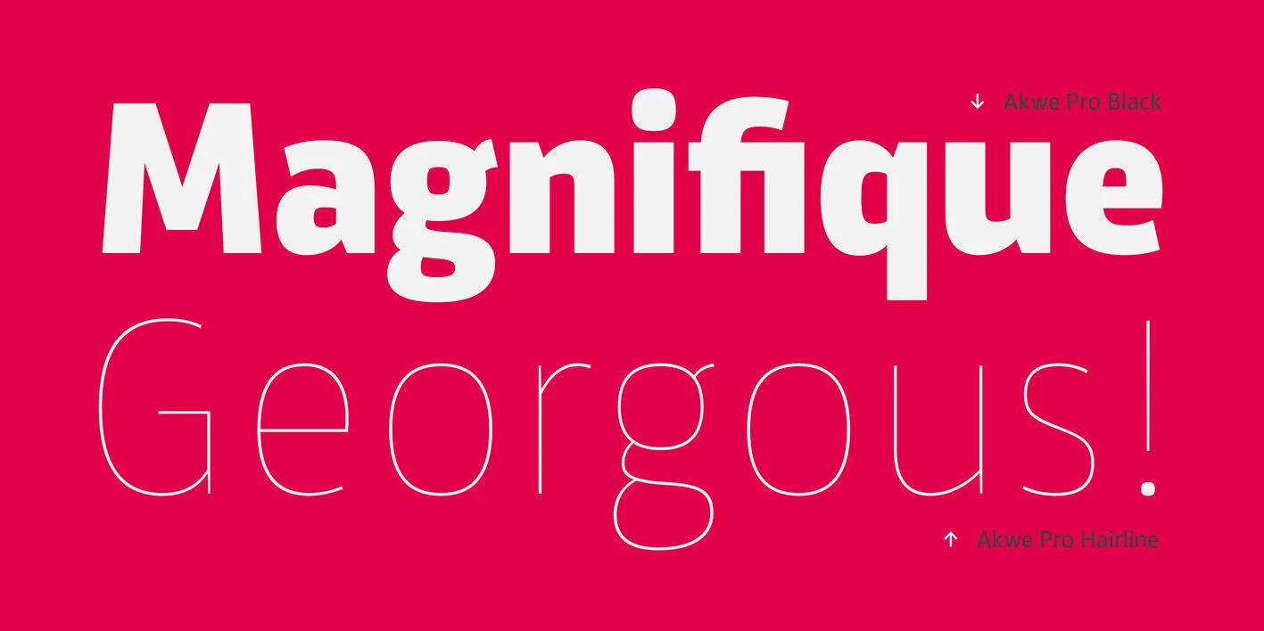 Akwe Pro Font