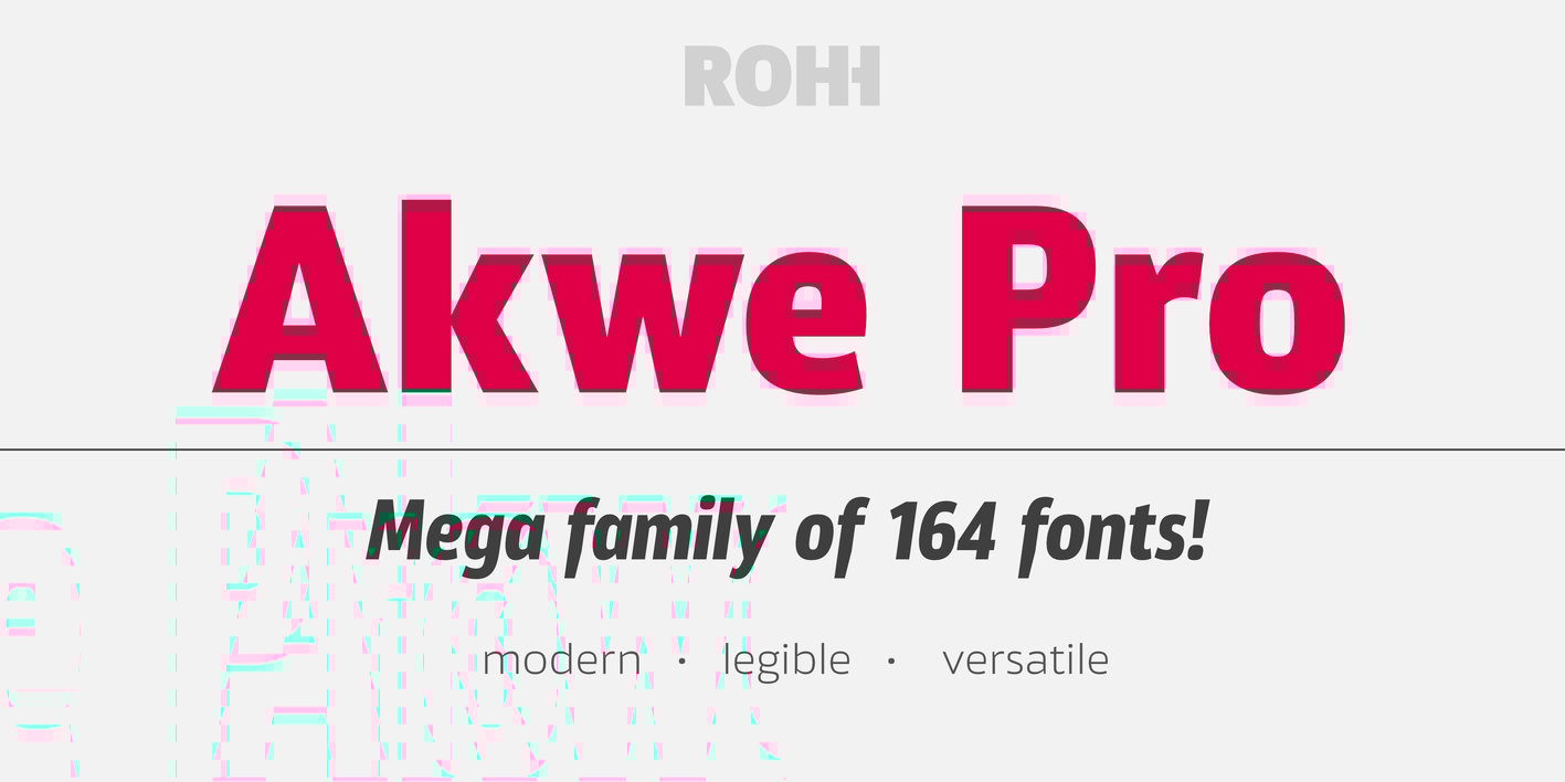 Akwe Pro Font Free Download