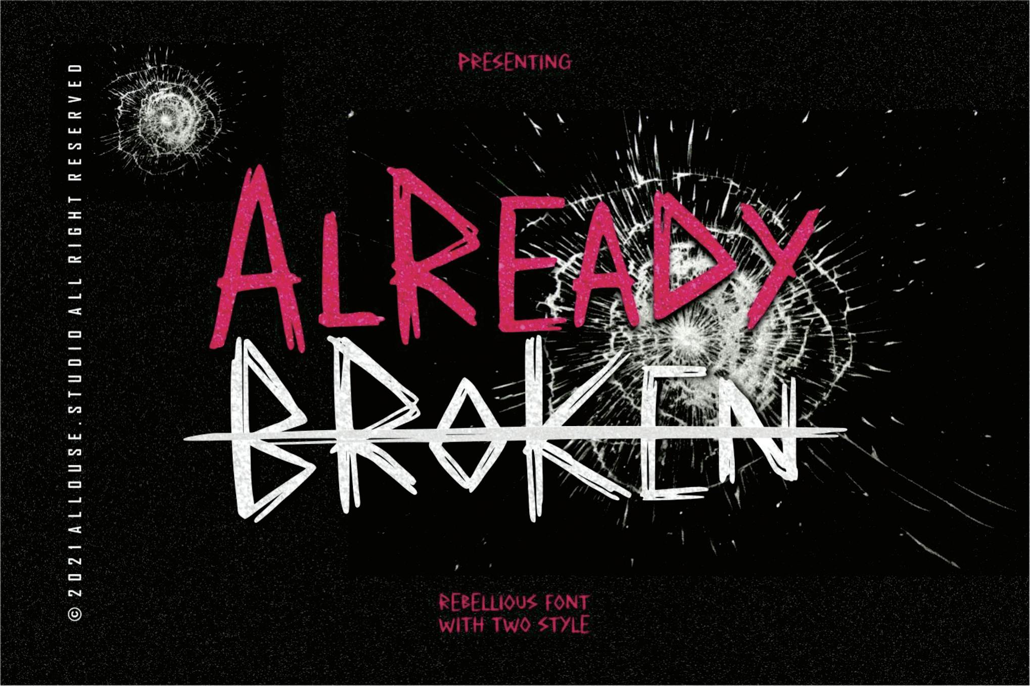 AL - Already Broken Font Free Download AL - Already Broken Font Free Download
