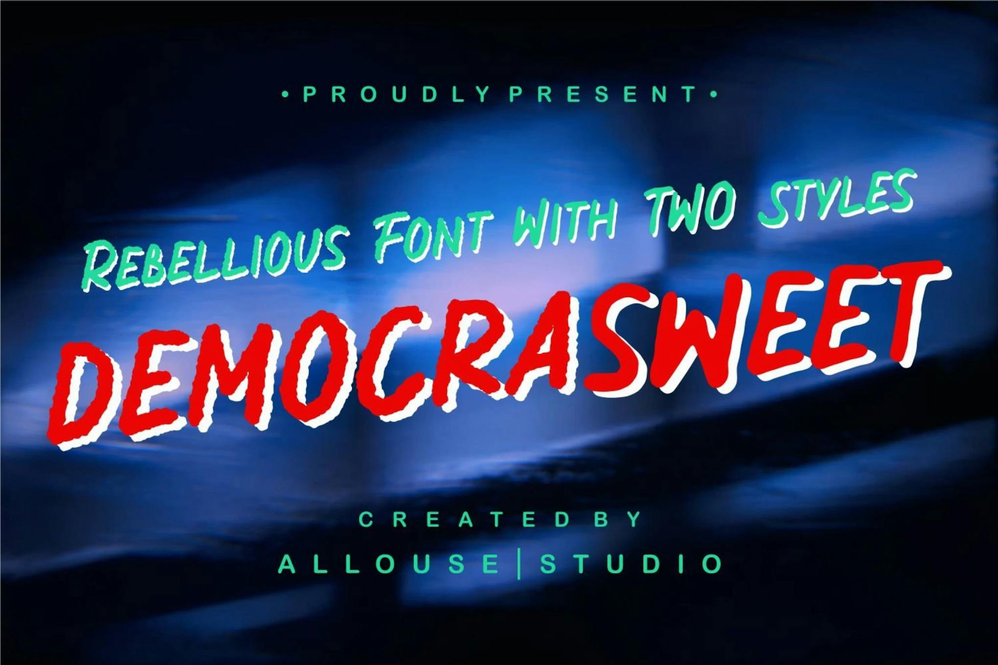 AL - Democrasweet Font Free Download AL - Democrasweet Font Free Download