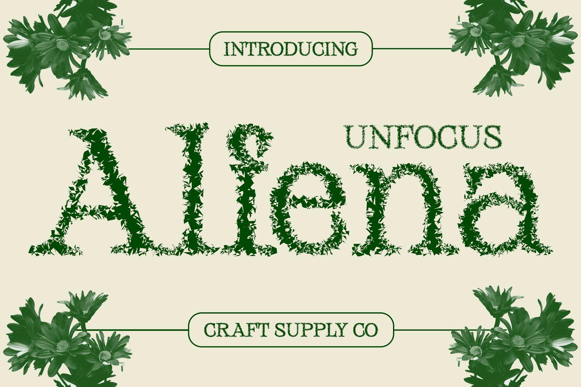 Alfena Unfocus Font Free Download Alfena Unfocus Font Free Download