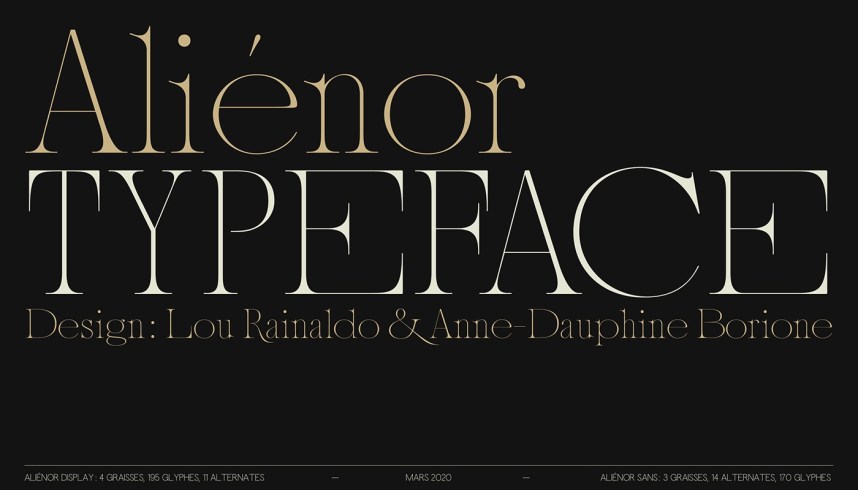 Alienor Display Font Free Download Alienor Display Font Free Download