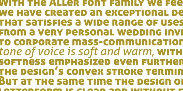 Aller Typo Font Free Download