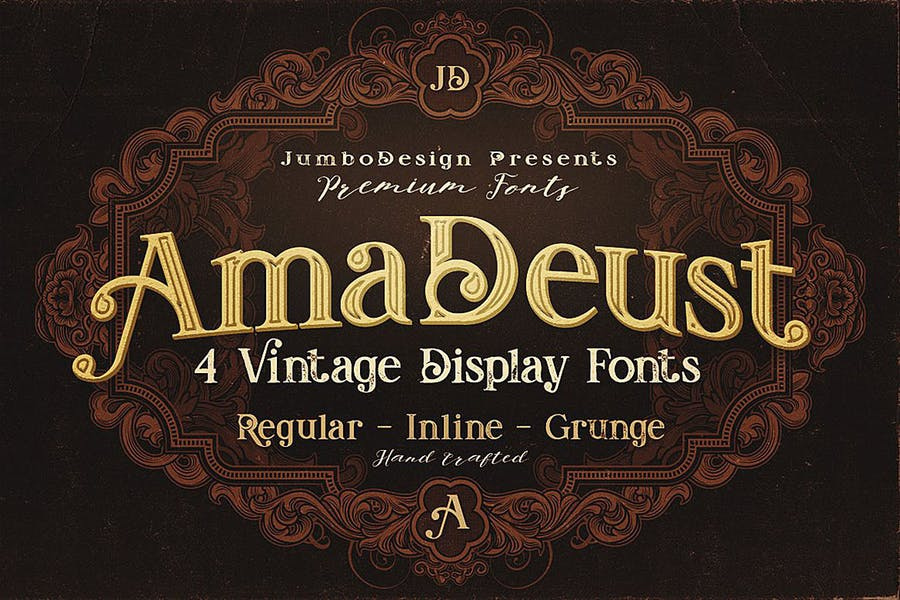 AmaDeust - Display Font Free Download AmaDeust - Display Font Free Download