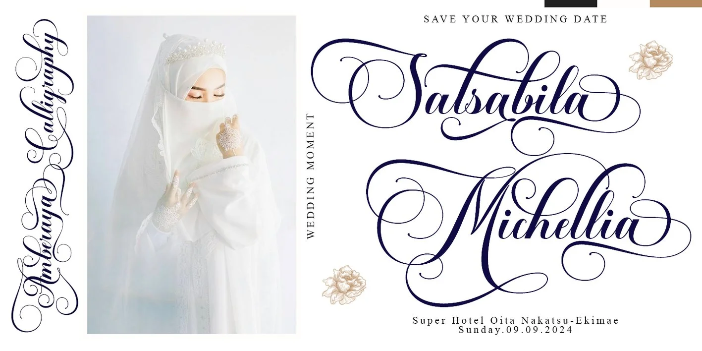 Amberaya Calligraphy Font