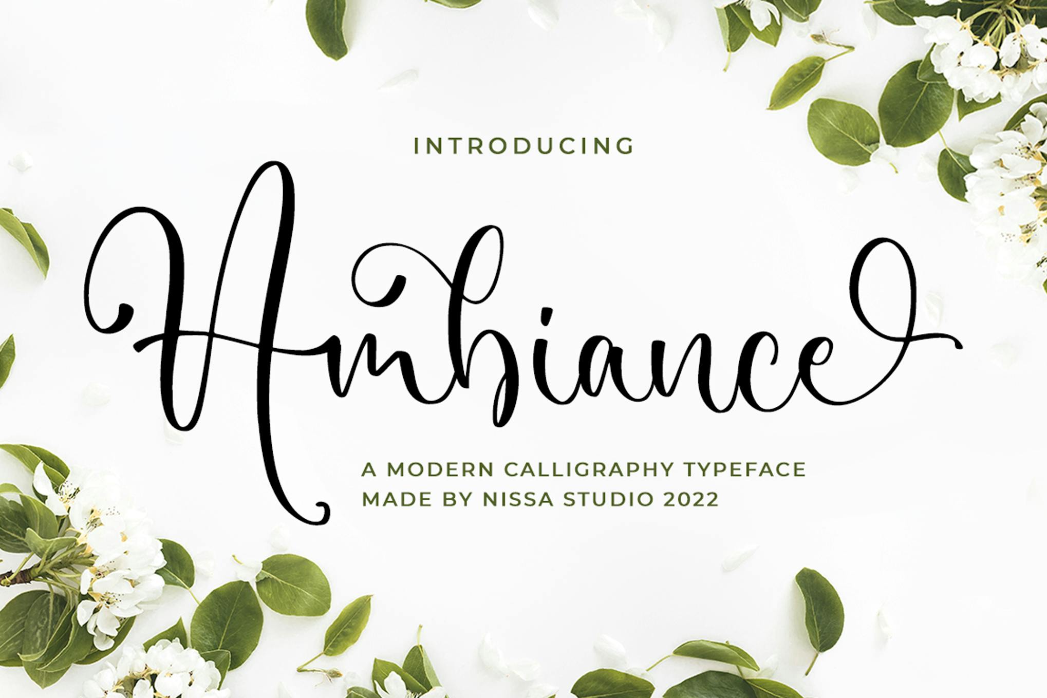 Ambiance - Wedding Font Free Download