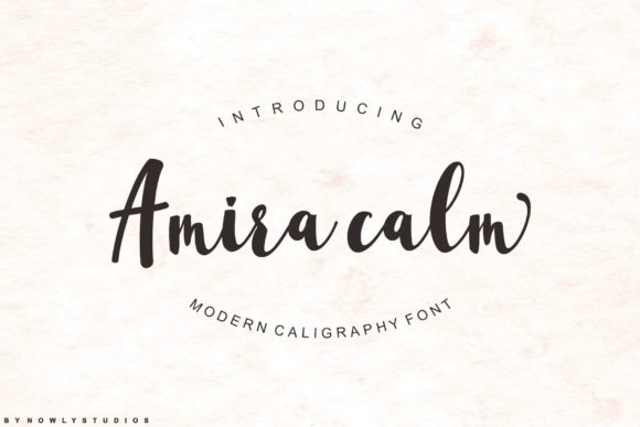 Amira Calm Font Free Download Amira Calm Font Free Download