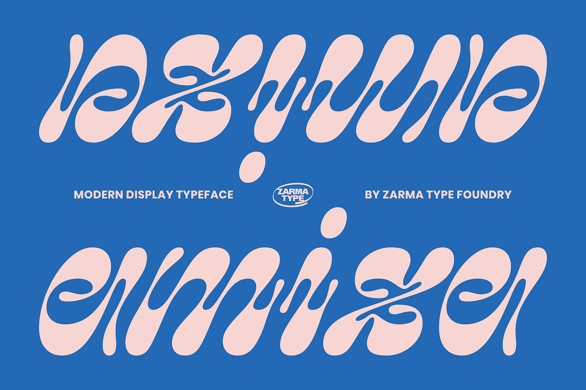Amiza - Psychedelic Font Free Download Free Download