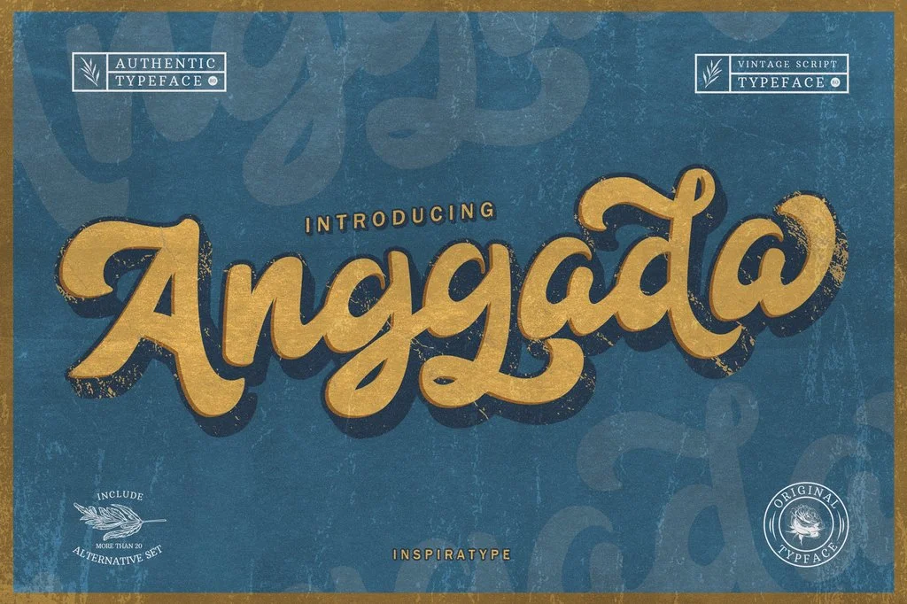 Anggada Free Font Free Download