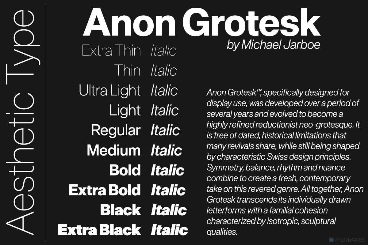 Anon Grotesk Font Free Download Anon Grotesk Font Free Download