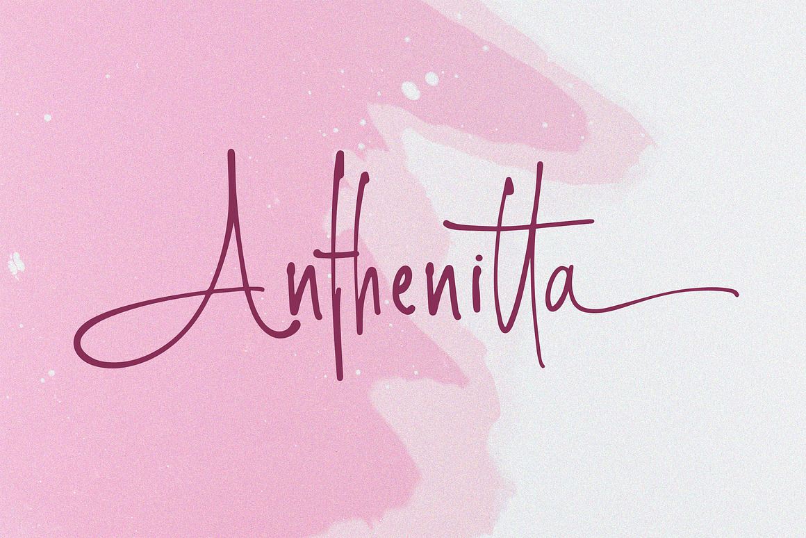 Anthenitta Handwriting Font Free Download Anthenitta Handwriting Font Free Download