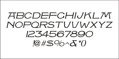 Antique Packaging JNL Font