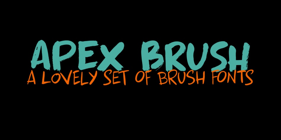 Apex Brush Font Free Download Apex Brush Font Free Download