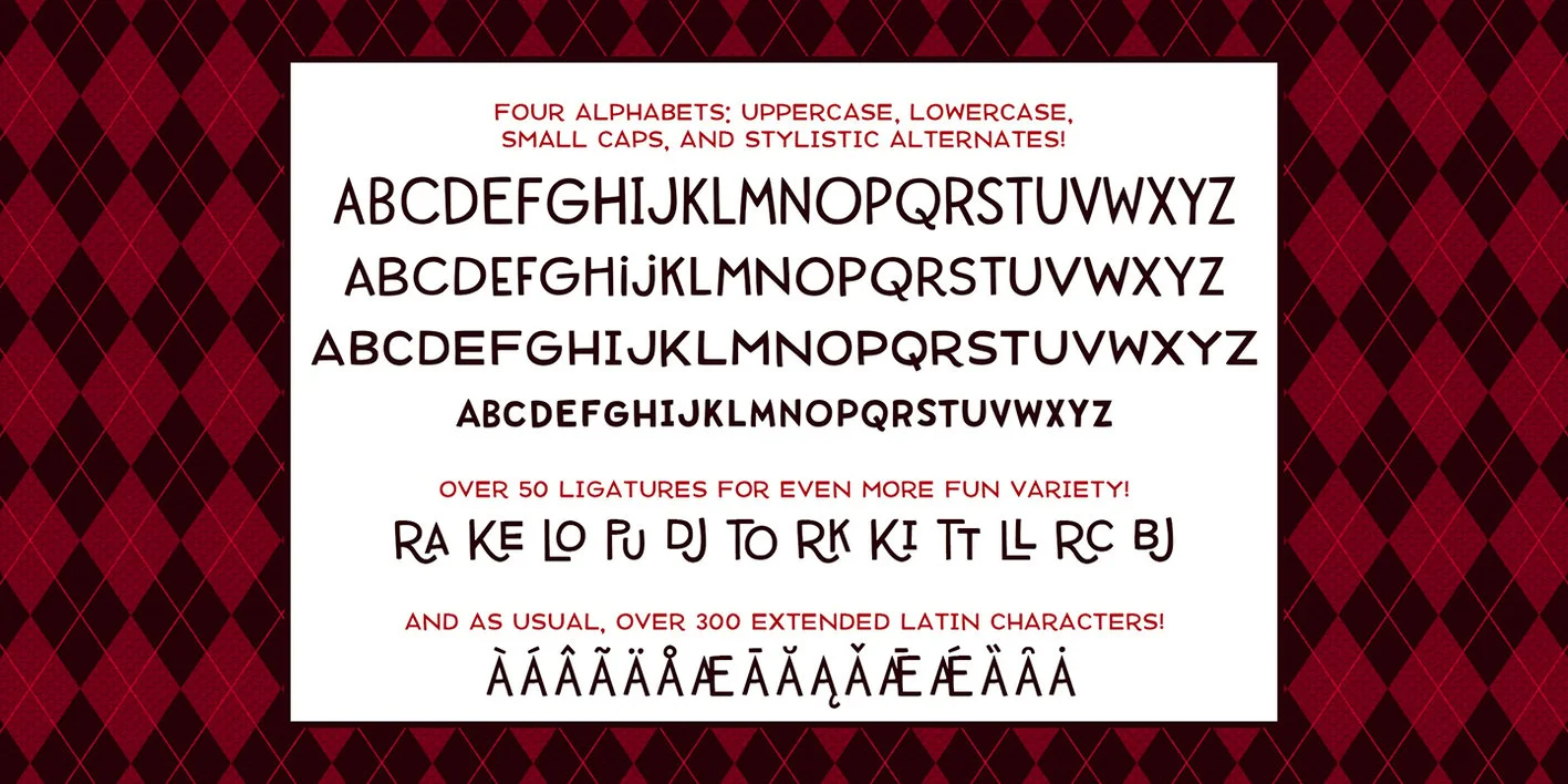 Argyle Socks Font