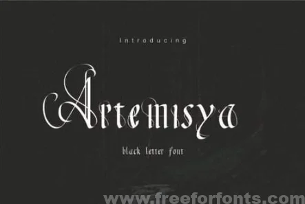 Artemisya Font Free Download Artemisya Font Free Download