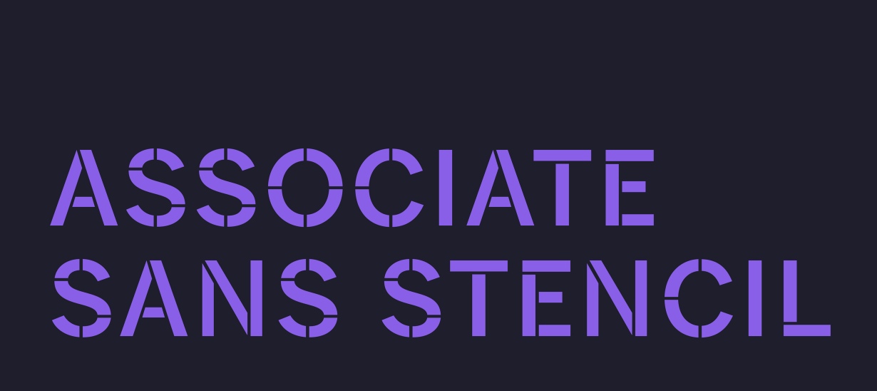 Associate Sans Stencil Font Free Download Associate Sans Stencil Font Free Download