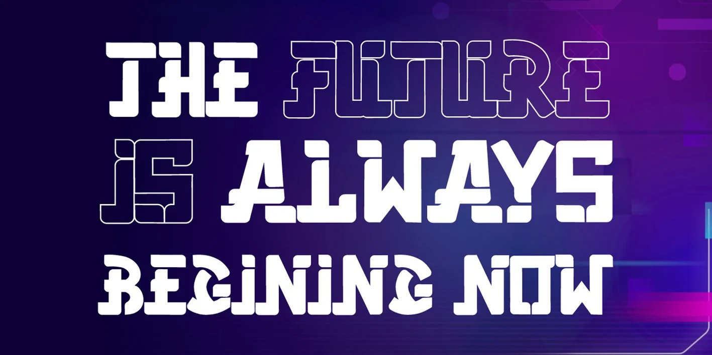 Astro Volta Outline Font