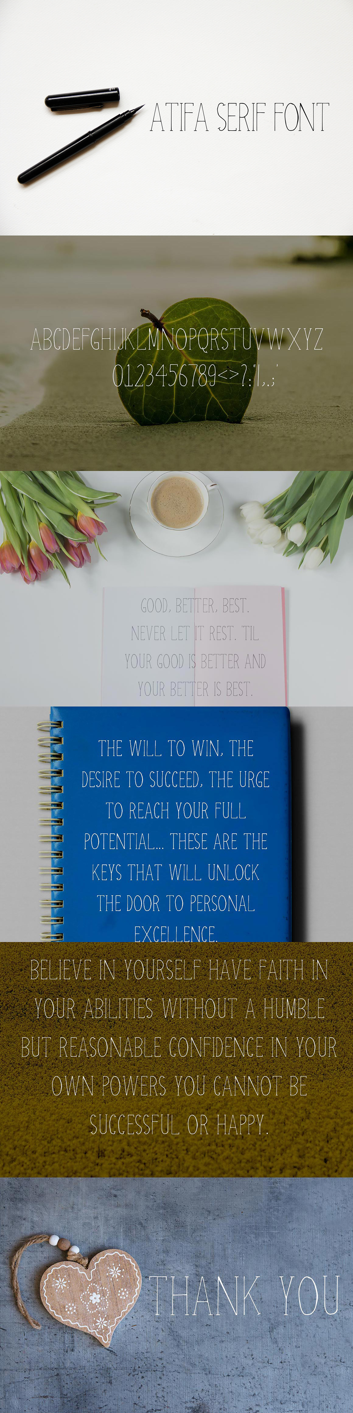 Atifa Serif Font Free Download Atifa Serif Font Free Download