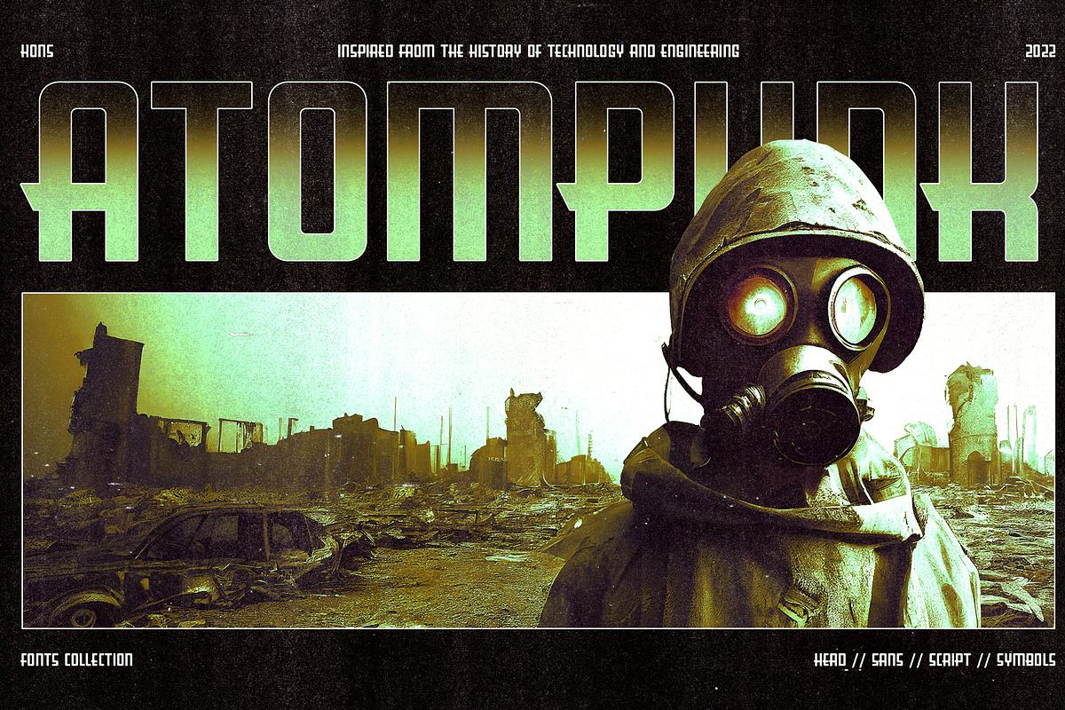 Atompunk - Retro Futurism Fonts Free Download Free Download