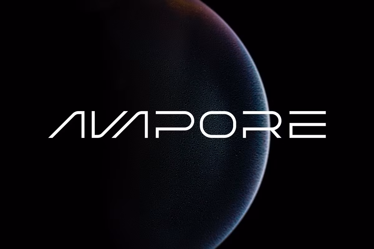 Avapore Technology Font Free Download Free Download