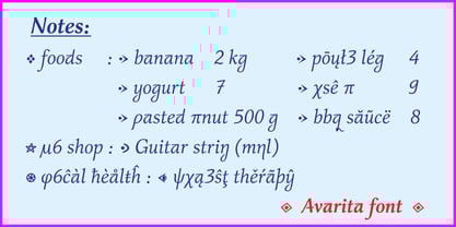 Avarita Font Free Download Avarita Font Free Download
