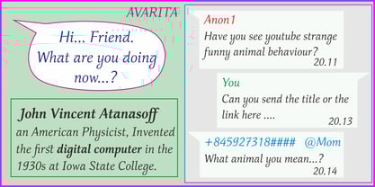 Avarita Font Free Download Avarita Font Free Download