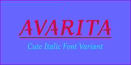 Avarita Font Free Download Avarita Font Free Download