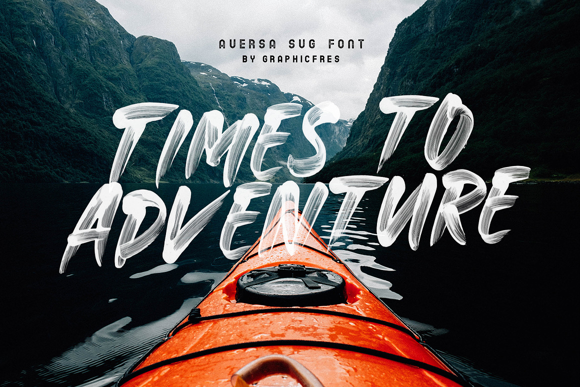 Aversa SVG Font + 27 Brushes Free Download Aversa SVG Font + 27 Brushes Free Download