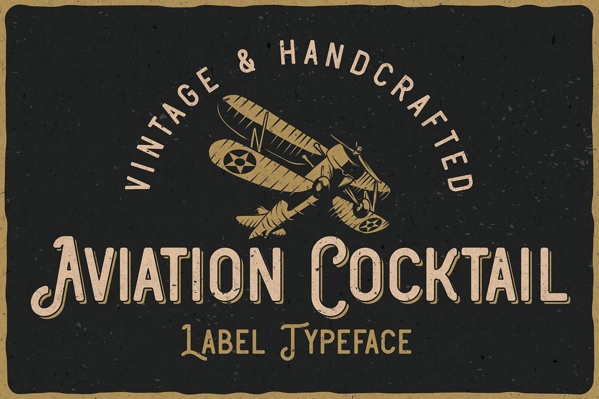 Aviation Cocktail Font + BONUS Free Download Free Download Aviation Cocktail Font + BONUS Free Download Free Download