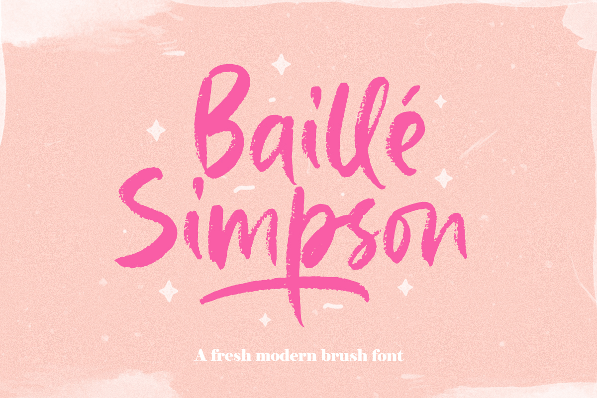 Baille Simpson Font Free Download Baille Simpson Font Free Download