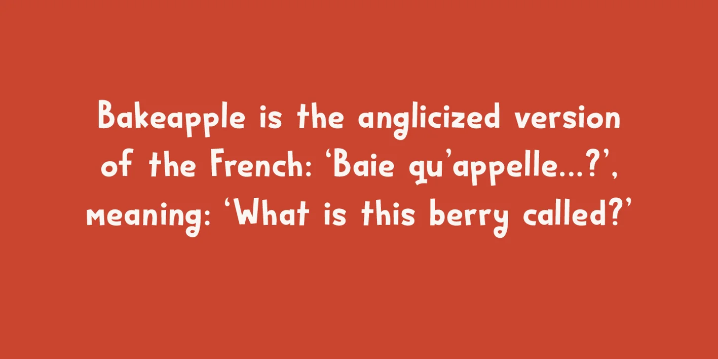 Bakeapple Font