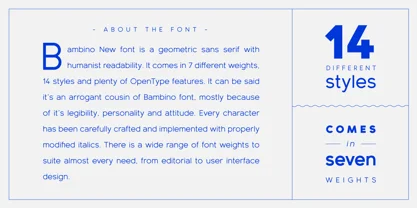 Bambino New Font