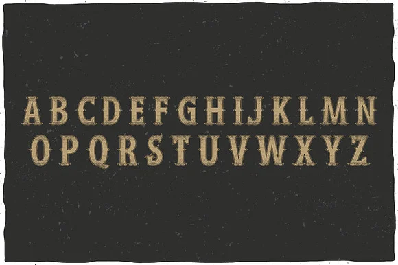Bandidas Label Font