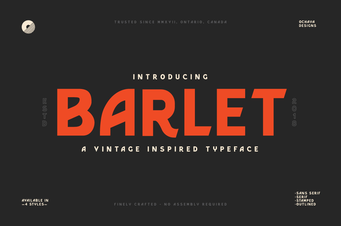 Barlet | Vintage Inspired Font Free Download Barlet | Vintage Inspired Font Free Download