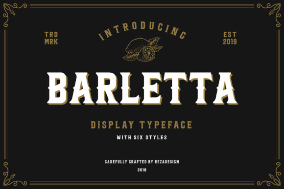 Barletta Font Free Download Barletta Font Free Download