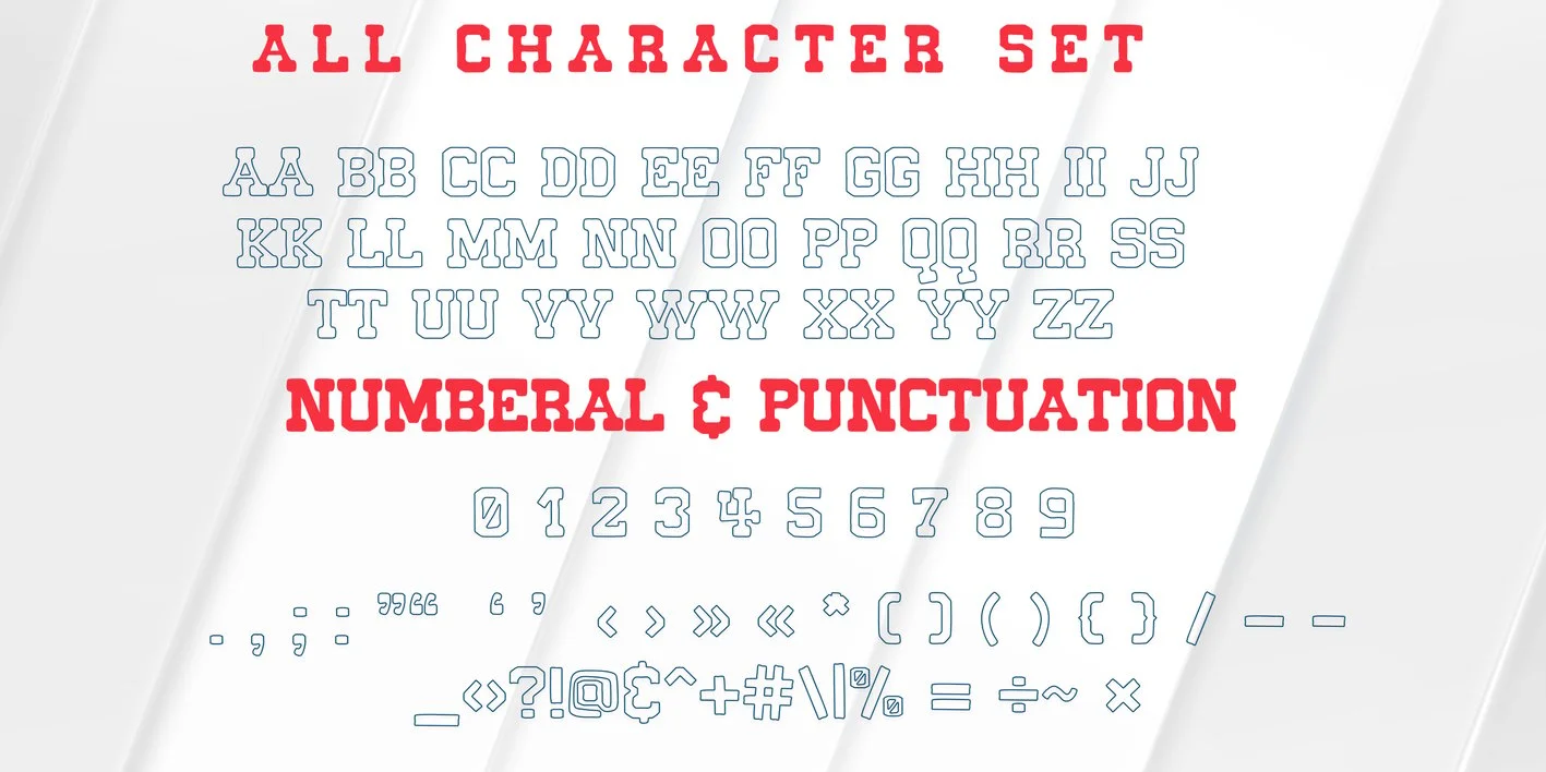 Baseball College Font