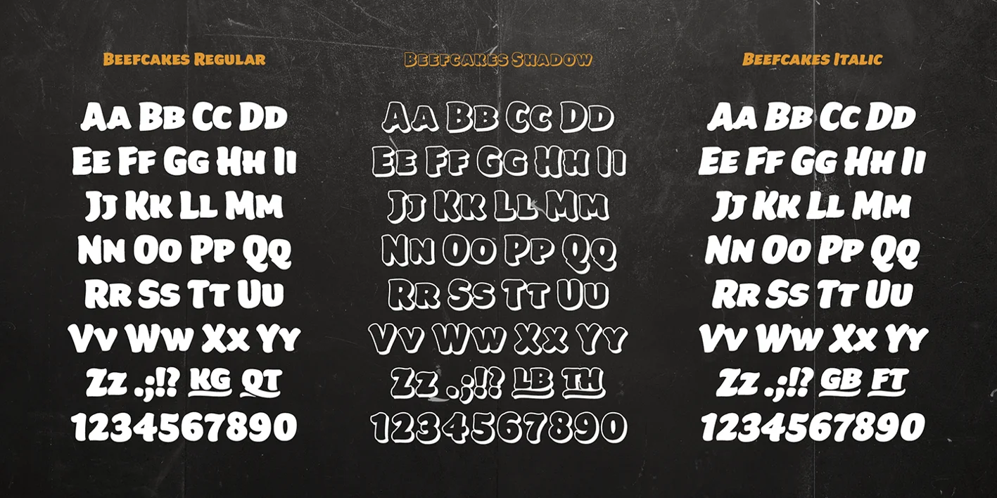 Beefcakes Font