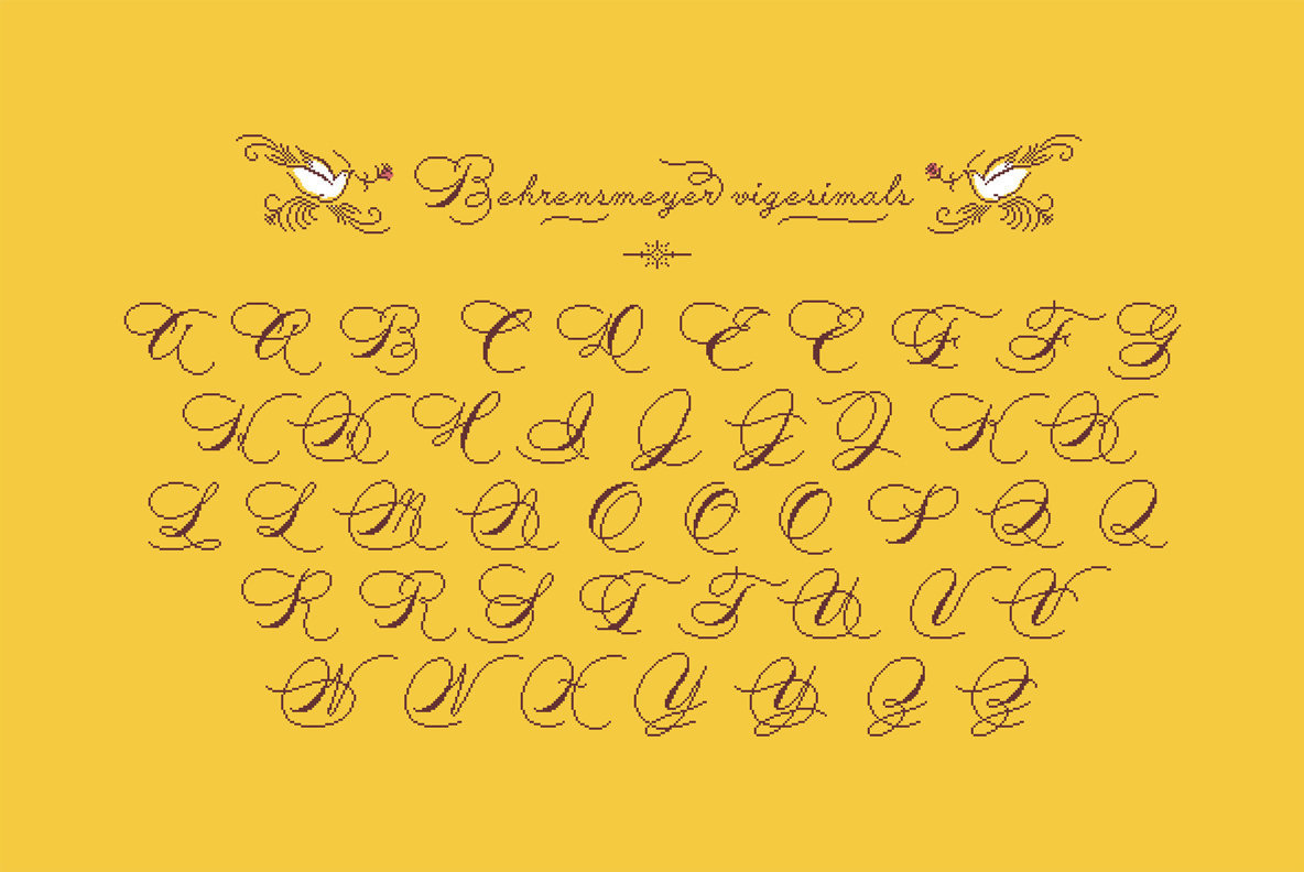 Behrensmeyer Vigesimals Font Free Download Behrensmeyer Vigesimals Font Free Download